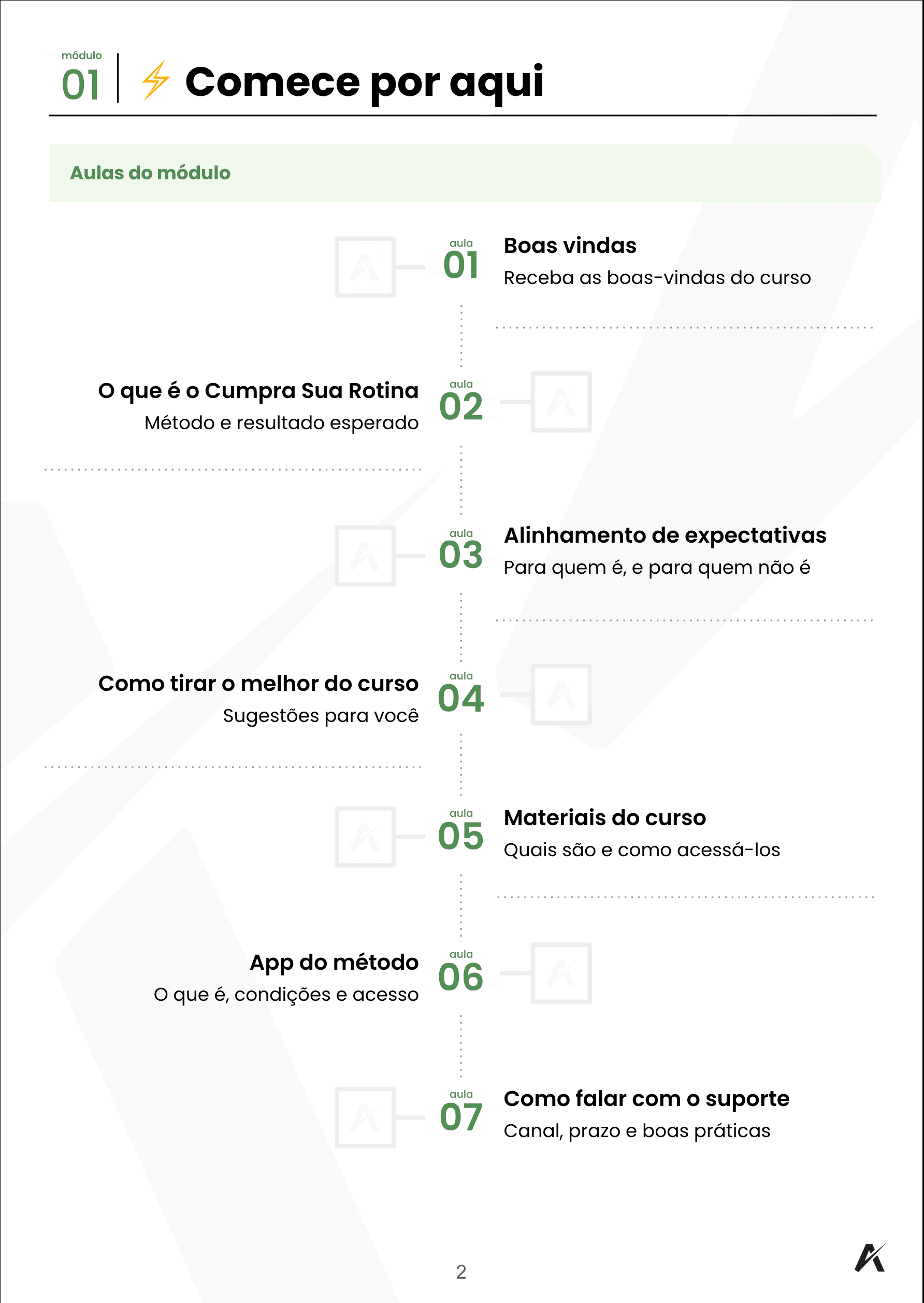 Apostila do curso Cumpra Sua Rotina